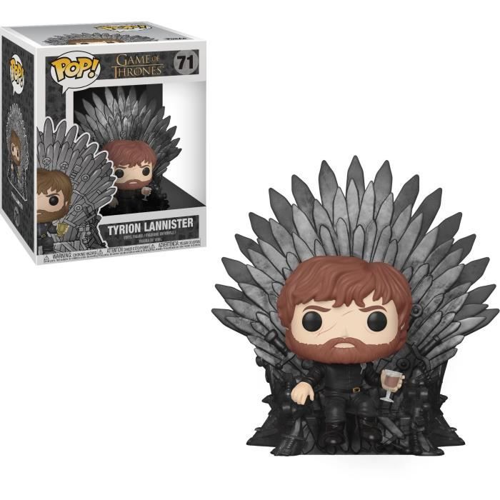 Figurine Funko Pop! Deluxe: Game Of Thrones S10 - Tyrion (Assis sur le trône de Fer)