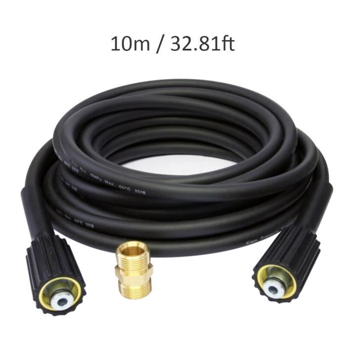 10m Karcher Tuyau de rallonge série K haute pression pour laveuse connecteur M22 femelle à mâle