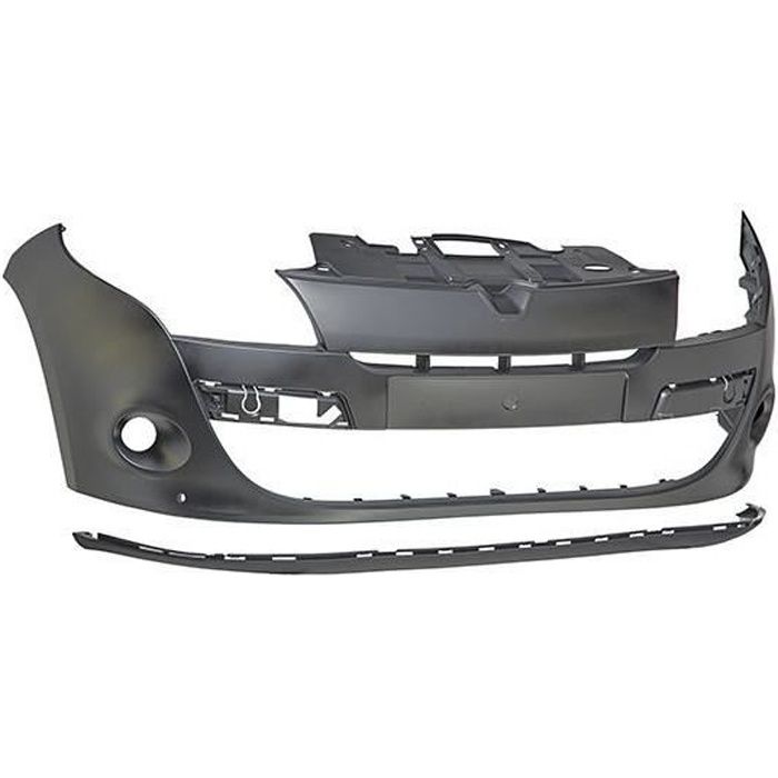 Pare-choc avant à peindre avec 2 trous radars Renault Megane 3 5 portes 2008-2012 RA29549