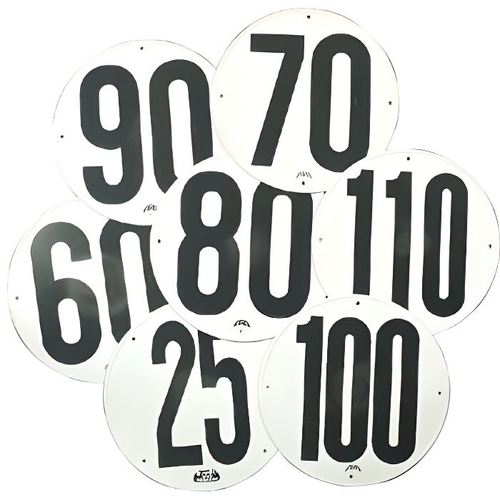 Lampa 98443 Disque Limite /'Vitesse 90 km homologué