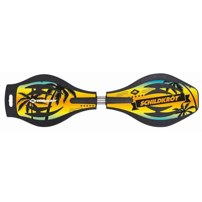 Waveboard MTS Sportartikel 510804 modèle Schildkröt Planche Good Vibes jaunes-noire