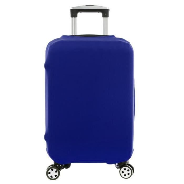 Élastique Voyage Bagage Valise Housse De Protection Taille L 26 -30 Bleu @fml