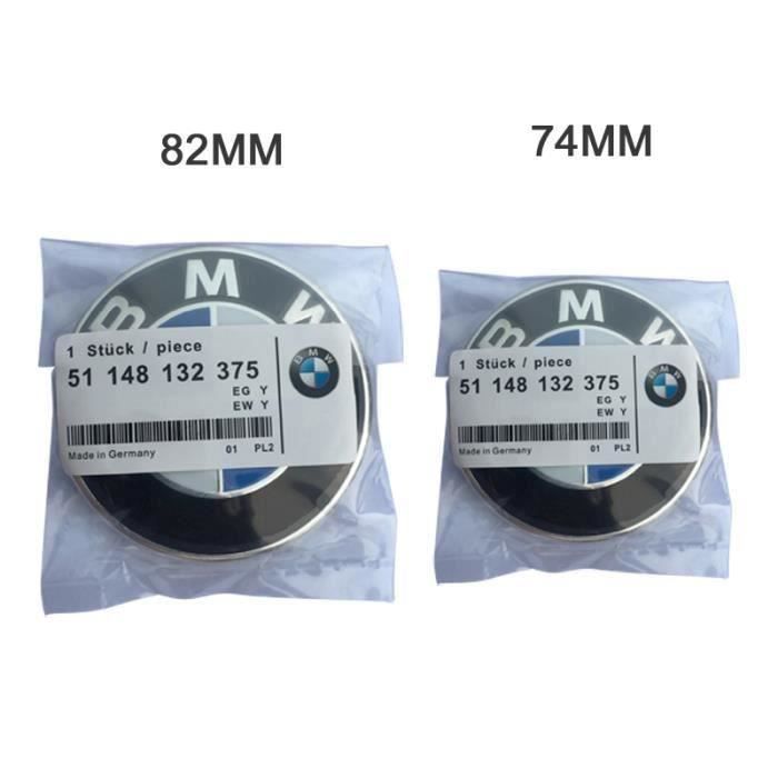 Bleu Blanc Insigne Bmw Emblème Logo Pour Coffre Et Capot 82mm Et 74mm