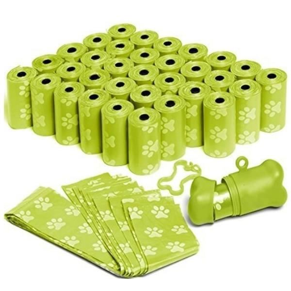 Sac de proprete excrements,Sac de toilette pour chiens Sac poubelle pour animaux domestiques, sac de transport - Type green-M