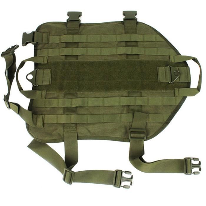Sac de transport,Gilet de tactiques militaires pour chiens moyens Sac de transport pour chiens - Type Bourgogne-suit 30-45 kg