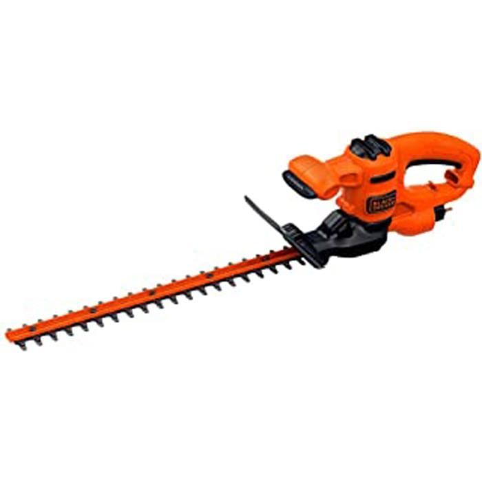 Taille-Haies Filaire 420 W, Taille-Haies Electrique 45 Cm Avec 2 Poignées Et Garde, Lame Asymétrique, Ecartement 16 Mm, Robuste Et