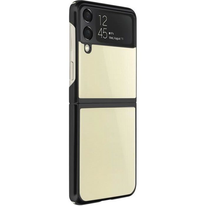 Coque Samsung Galaxy Z Flip 3 Avant et Arrière Rigide Fine et Légère Noir