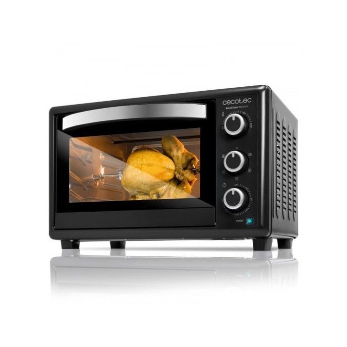 Cecotec Four à Convection Bake&Toast 650 Gyro Avec Tournebroche, 30L, 1500W, 5 Modes de Cuisson, Température jusqu’à 230ºC, Minuteur