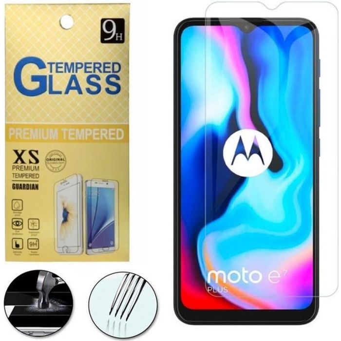 Film de protection vitre verre trempe transparent pour Motorola Moto G9 Play