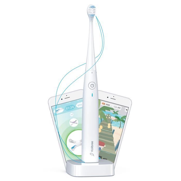 KOLIBREE Brosse à dents électrique connectée - Blanc