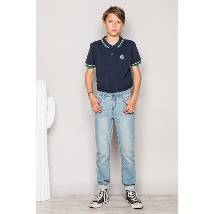 STRIPHTML(Jogg jeans slim avec délavage STEEVE - Couleur - Bleach Used, Taille - 10)