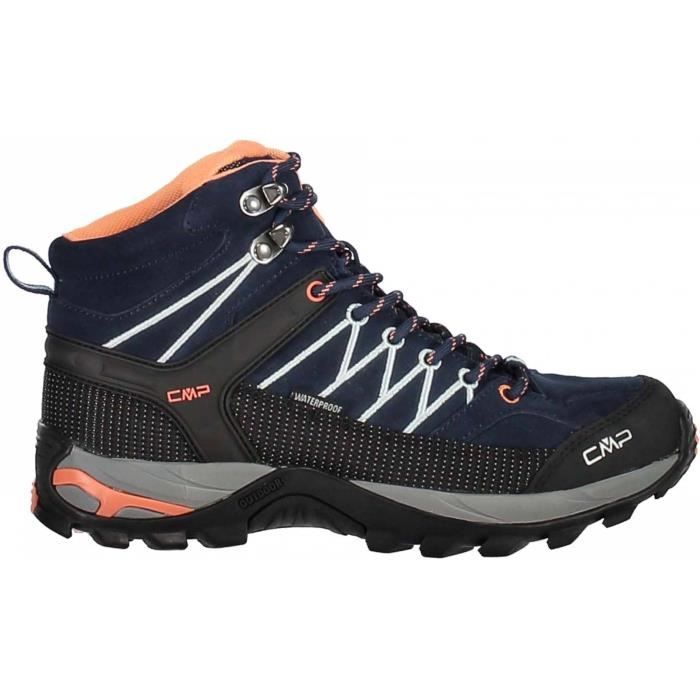 CMP - Rigel Mid Wp Femmes chaussures de randonnée (noir/Orange) - 37