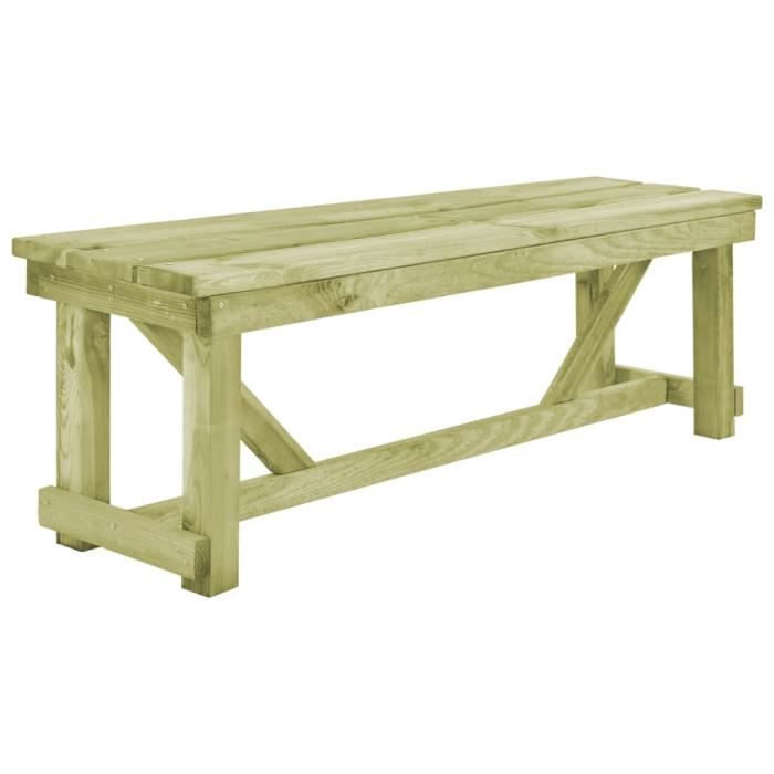 Haute qualité Banc de jardin 140x38x45 cm Bois FSC