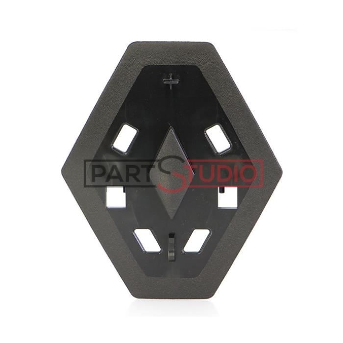 Support de sigle de pare choc avant d origine, Renault Clio III depuis 04/09