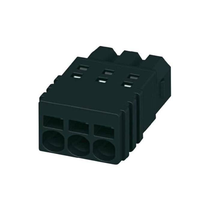 Fiche noir pas 2.5 mm Raccordement à ressort PT…
