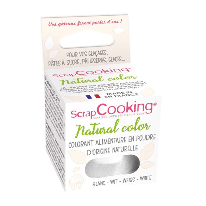 Colorant alimentaire d'origine naturelle - Blan…