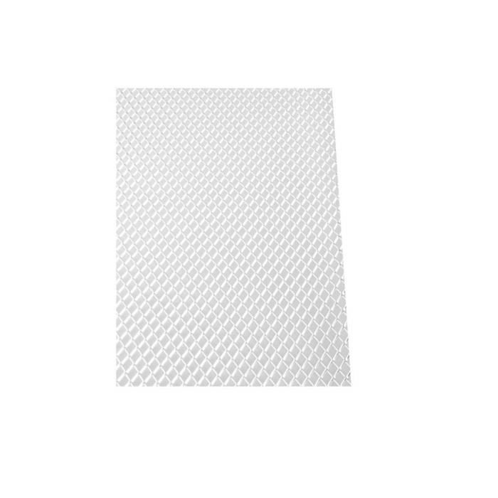 fr Grille de Pare-Chocs Avant Universelle en Aluminium pour Voiture, Filet Losange, Noir-Argent (40-x13 - 100 × 33cm)