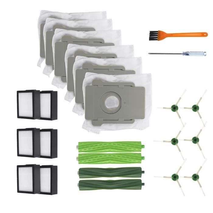 TEMPSA Kit De Remplacement Brosses Et Filtres Pour IRobot Roomba Série I7 I7+ E5 E6 Série Aspirateur