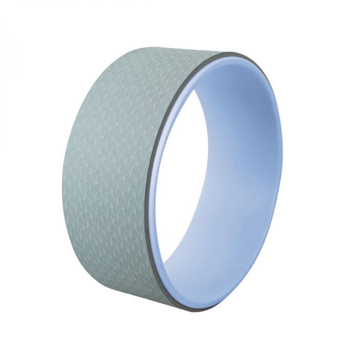 Roue de yoga, pilate 33 x 13 cm - Gris et Bleu