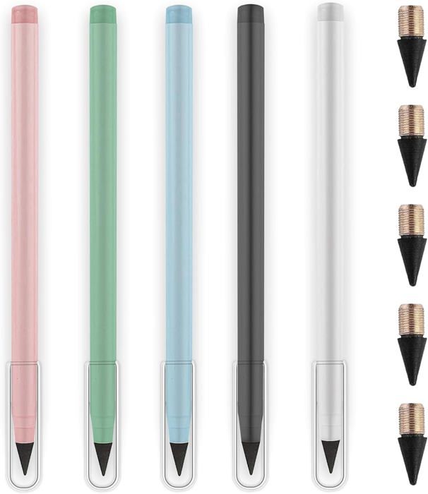 Pack De Crayons Mécaniques BFANGZ - 4 Porte-mines Avec 8 Mines Remplaçables HB