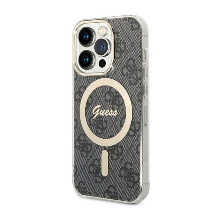 Guess Étui 4G MagSafe pour iPhone 14 Pro Noir - vue 4