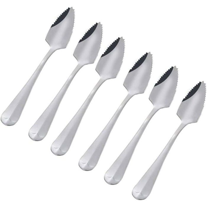 Lot de 7 cuillères à pamplemousse et couteau à pamplemousse de qualité