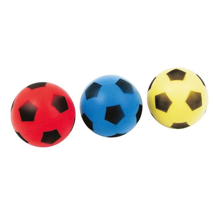 Ballon De Foot Mousse Souple 20 Cm – Intérieur/extérieur, Silencieux, Sécurité, Précision, Rose/vert, Enfant