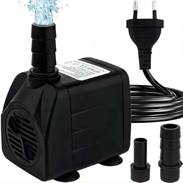 Comparer les prix de Mini pompe eau - QJRRX - 600 LH - 8W - Ultra silencieuse - Cble 15 m multicolore POMPE A EAU AQUARIUM