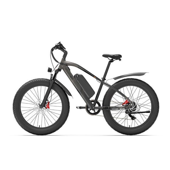 QnQ Vélo électrique, VTT 26 Pouces Pneus Gras, Batterie 48 V 15 Ah, autonomie jusqu'à 40-80 km, Double amortisseurs, Shimano 7 Vitesses, vélo QnQ Vélo électrique, VTT 26 Pouces Pneus Gras, Batterie 48 V 15 Ah, autonomie jusqu'à 40-80 km, Double amortisseurs, Shimano 7 Vitesses, vélo