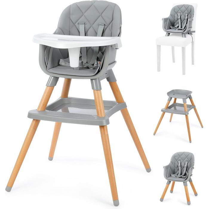 Chaise Haute Bébé Siège dAppoint Chaise pour Enfants pieds en