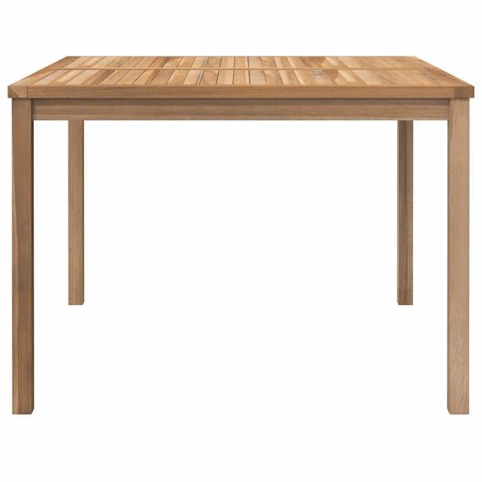 En soldes - Table à dîner de jardin  table dextérieur2/4 PERSONNESpour balcon terrasse， 110x110x77cm - Bois de teck solide 8_67