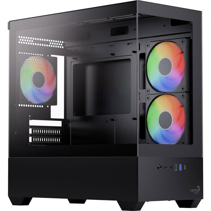 Boîtier PC Aerocool P300D Mini Tour RGB - vue 2
