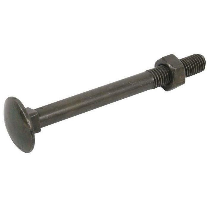 AFBAT Lot de 8 Boulons TRCC 7 l.70 mm - Noir