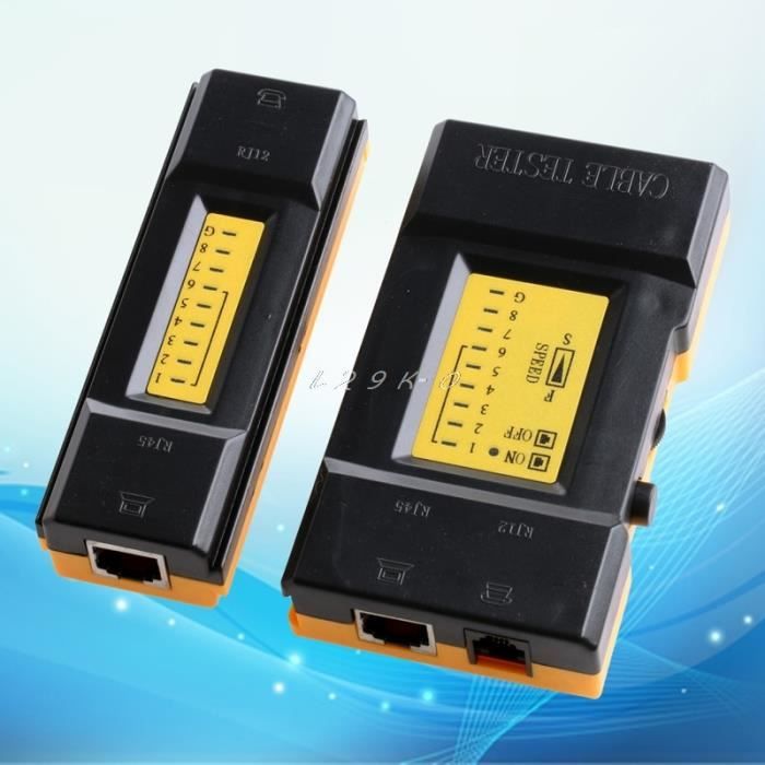 Testeur De Câbles RJ45 LAN Coaxial BNC Signal Outil Pour Réseaux Ethernet Test