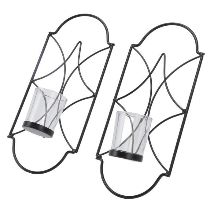 AOKWAWALIY 1 Jeu De Bougeoirs Gothiques Rustiques Pour