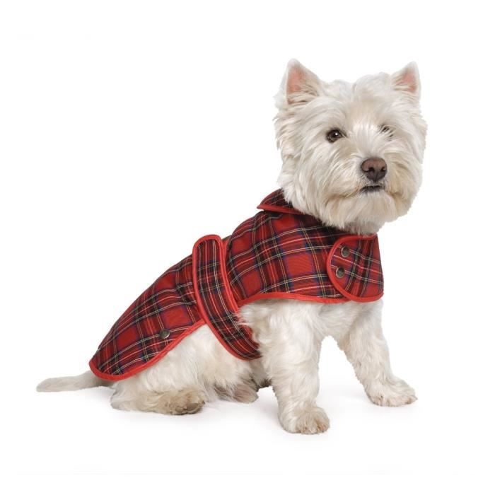 Ancol Muddy Paws Highland Tartan Dog Coat (Size Extra Large) 980204
