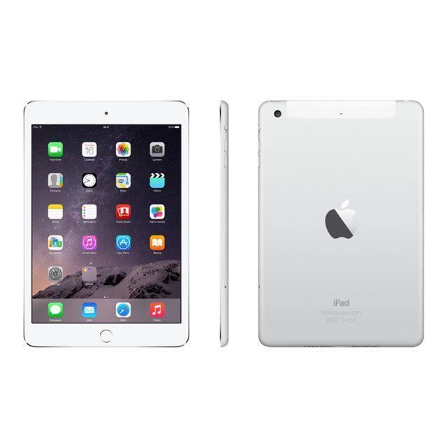 IPAD MINI 3 16GO 3G - ARGENT - OCCASION TRES BON