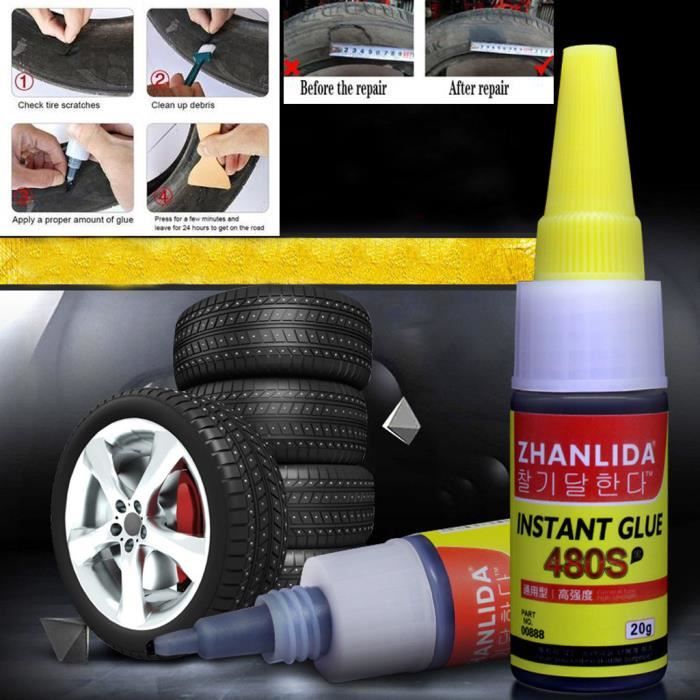 Auto-adh/ésif Bike Tire Patch Caoutchouc V/élo Tube Puncture Repair Patch Int/érieur Tube De Fixation Outil 1 Set