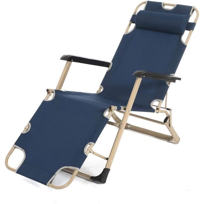 Chaise Longue Pliante Toile Achat Vente Pas Cher