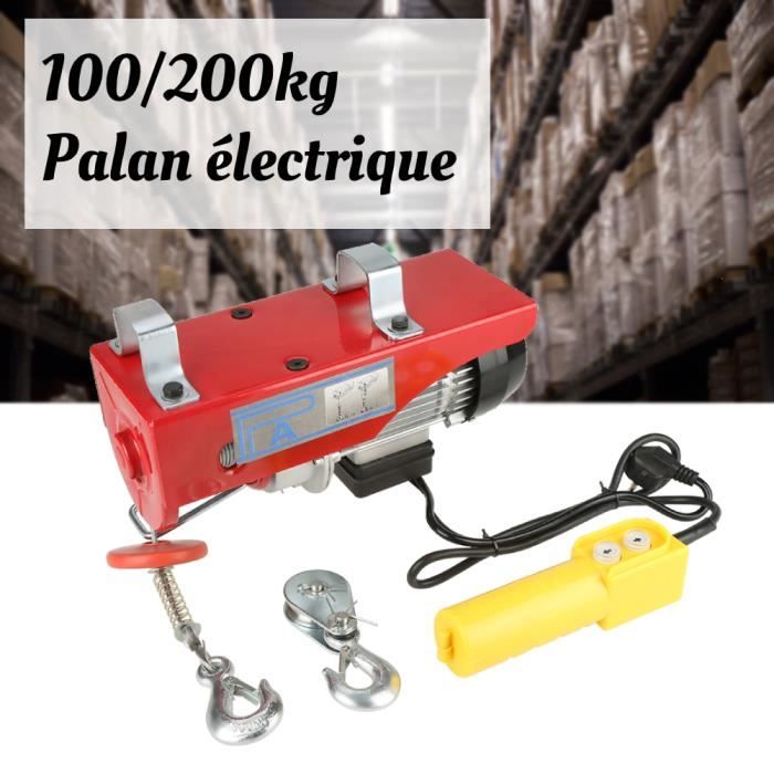 Treuil à câble électrique Treuil-Palan électrique 100/200 kg