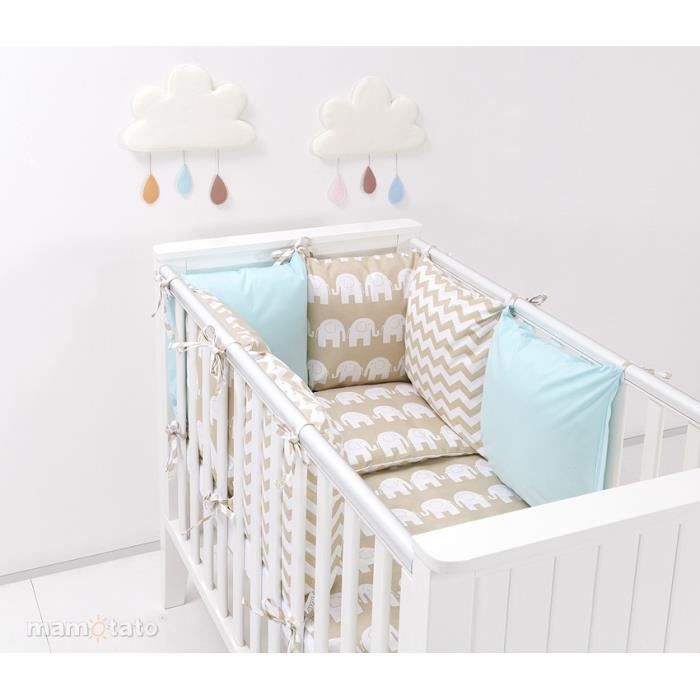 Parure de lit bébé 2025 avec tour de lit