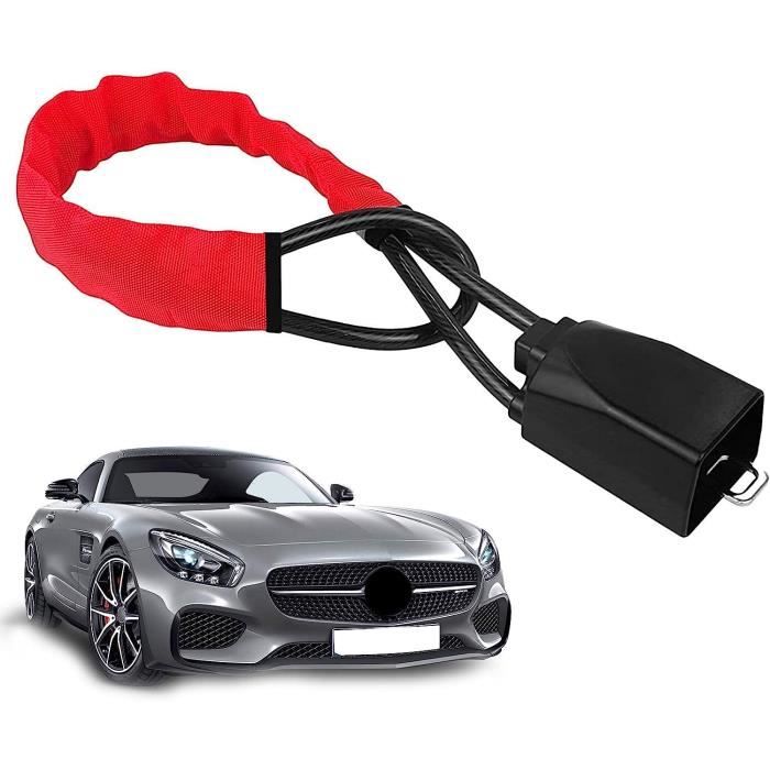 Antivol Volant De Voiture Avec Fixation Ceinture De Sécurité - Sécurité Renforcée - Neuf