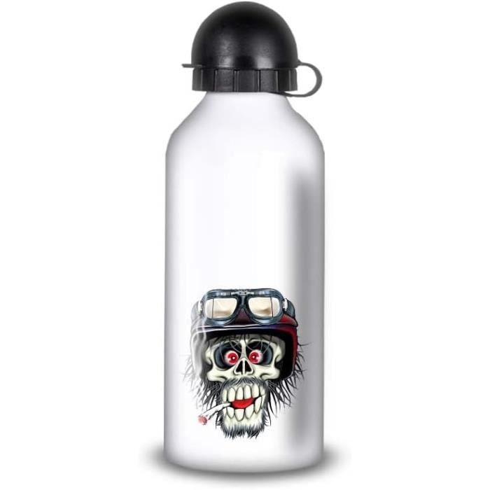 Gourde One Piece Officielle - 500 Ml En Aluminium - Sans BPA - Bouchon Flip Anti-fuites - Idéale école, Sport, Voyage