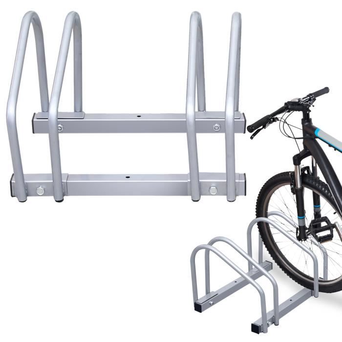 Hengda Ratelier velo pour 2 velos 40x32x26cm Rack a velos au sol ou mural Porte Velo ratelier support Cdiscount Auto