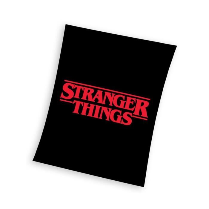 Meilleurs prix pour Couverture Polaire Logo Stranger Things