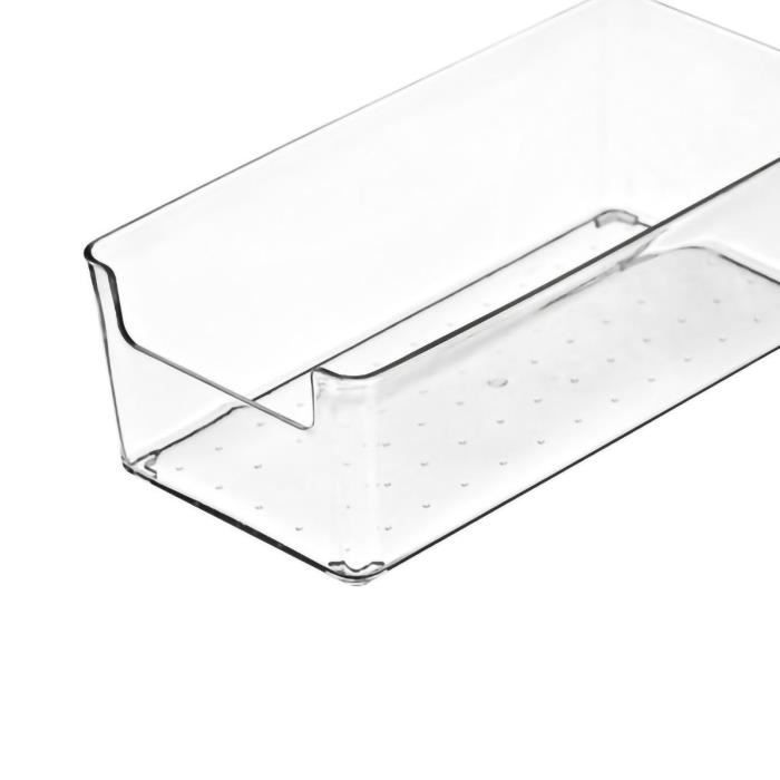 Organisateur Transparent Lot De 25 Tiroirs De Rangement Transparents Empilables - 29x22x12 Cm - Avec 50 Séparateurs Amovibles Boîte Rangement 25 Tiroirs Pvc
