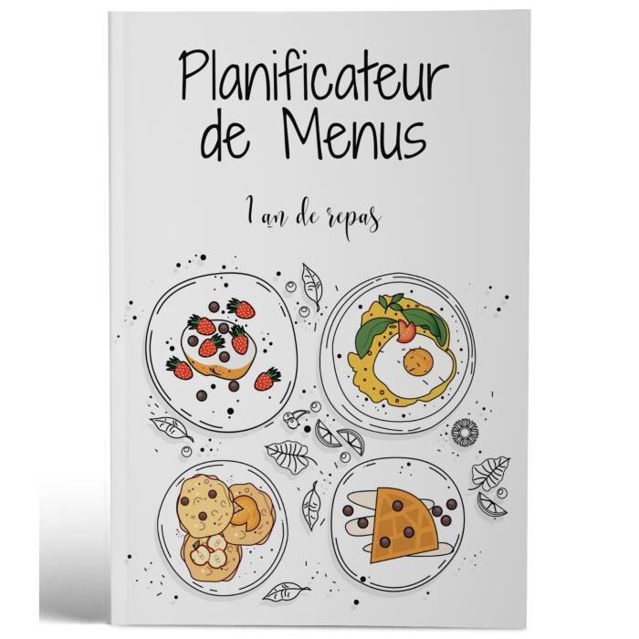 Planificateur De Menus  Liste De Course (French) Graphic by Be On Time ·  Creative Fabrica