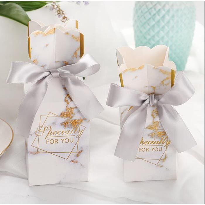 50x Mariage Sac Cadeau Coffrets Cadeaux De Chocolat Douche Enfants