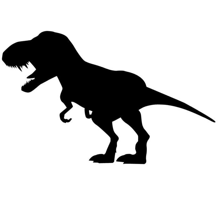Stickers Dinosaure Ref 422 Noir 57x128 Cm Cdiscount Maison