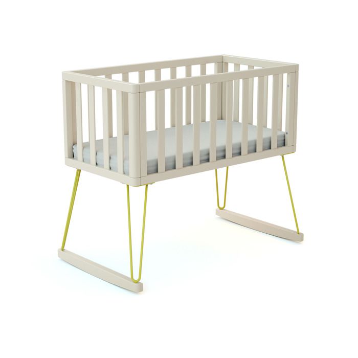 JURABABY - Berceau à bascule ONLY en bois Jaune - Taille unique JURABABY - Berceau à bascule ONLY en bois Jaune - Taille unique